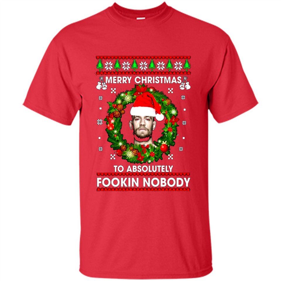 Merry Fookin Christmas Conor Mcgregor sweater PINGPONG