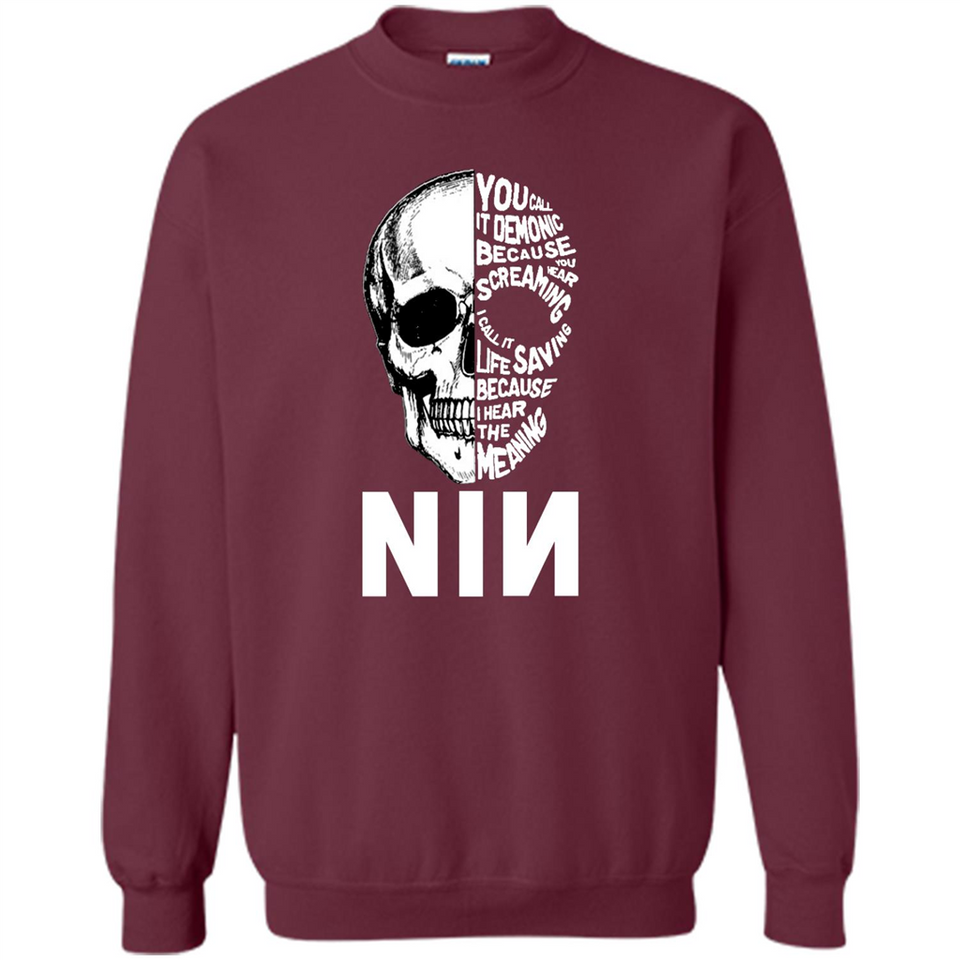 you call it demonic because you hear the screaming NIN