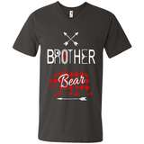 Brother Shirt Buffalo Plaid Family Camping Bear Tee - Men's V-Neck