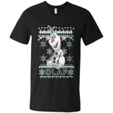 Olaf frozen ugly christmas sweater - Men's V-Neck