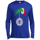 Amazing shirt Los Angeles Clippers Glitter Grinch Monogram Ornament Christmas Gift - Canvas Long Sleeve T-Shirt