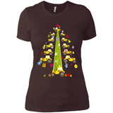 Tractor Car Christmas Tree T-shirt For Drivers