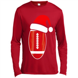 Christmas Football Shirt - Football Santa Hat Christmas