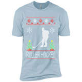 roller hockey Christmas ugly