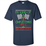 Funny Drag Racing Ugly Christmas Holiday Tree PING PONG