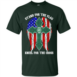 Dallas Stars - stand for the flag kneel for the cross