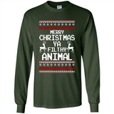 Merry Christmas ya filthy animal ulgy sweater PINGPONG