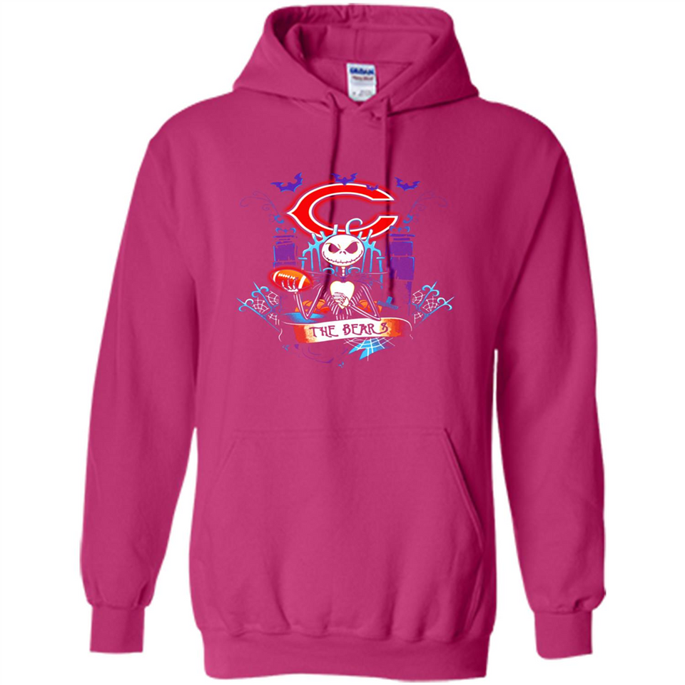 Chicago Bears Halloween The Nightmare Before Christmas - Hoodie