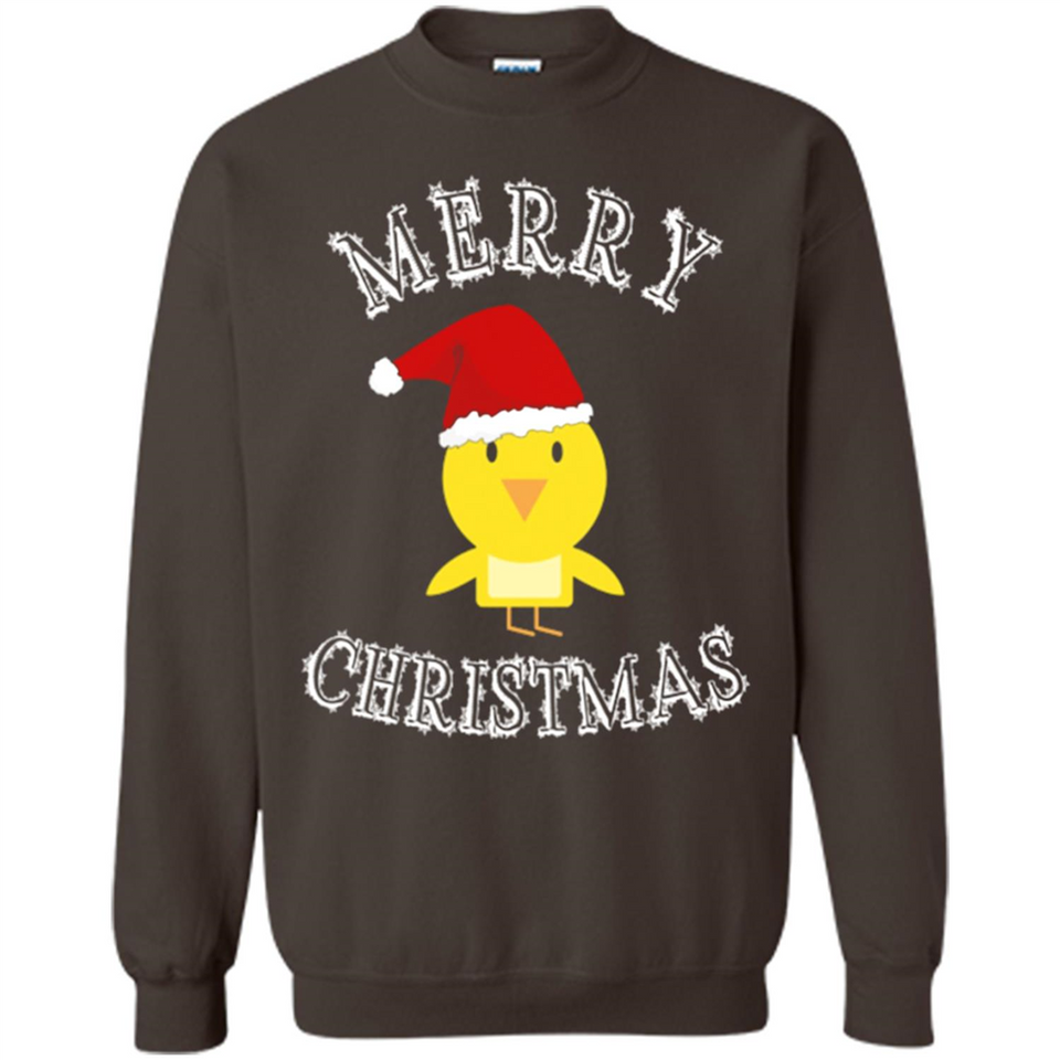 Bird Santa Merry Christmas T-Shirt - Birds Watchers Xmas - Sweatshirt