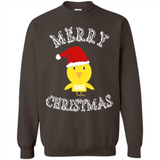 Bird Santa Merry Christmas T-Shirt - Birds Watchers Xmas - Sweatshirt