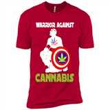 warrior against cannabis - Premium Short Sleeve T-Shirt