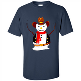 Snowman Cowboy Merry Christmas Xmas
