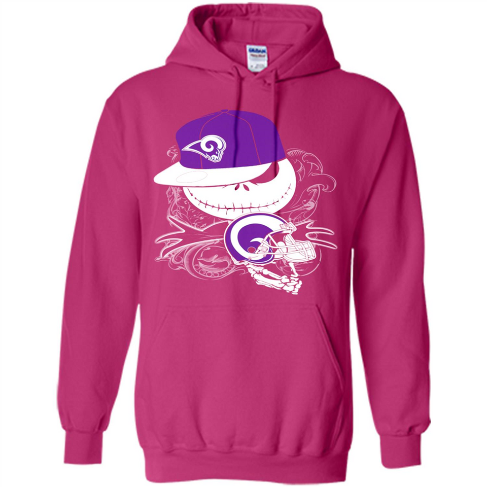 Jack Skellington The Nightmare Before Christmas-Rams Football - Hoodie