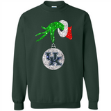 Amazing shirt Kentucky Wildcats Glitter Grinch Monogram Ornament Christmas Gift - Sweatshirt