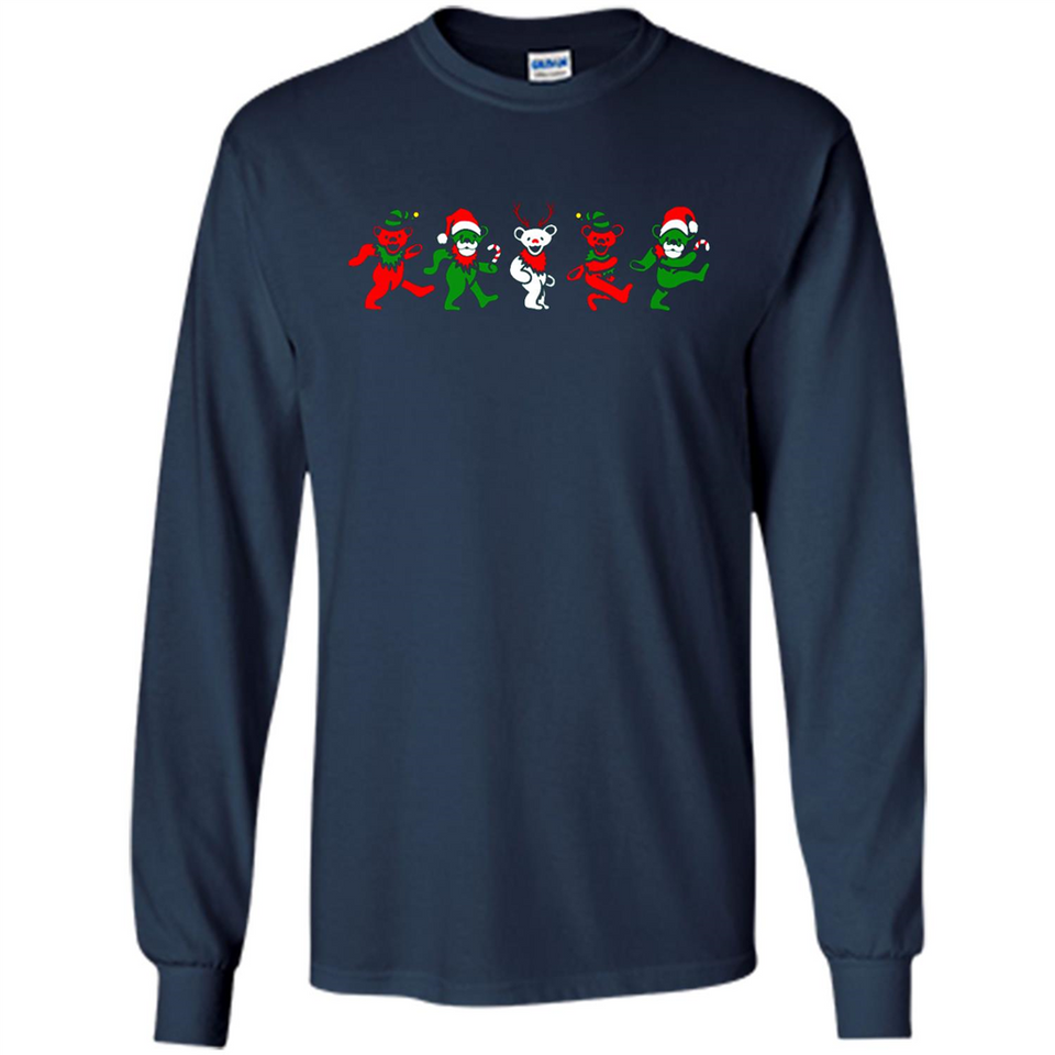 Dancing Bears Dance Christmas For Xmas Sweatshirt - Long Sleeve T-Shirt