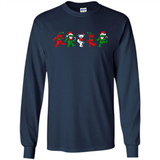 Dancing Bears Dance Christmas For Xmas Sweatshirt - Long Sleeve T-Shirt