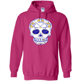 St. Louis Blues Hockey Sugar Skull Day of the Dead