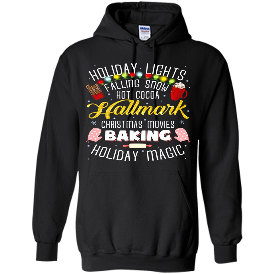 Holiday Lights Falling Snow Hot Cocoa Hallmark Christmas movie
