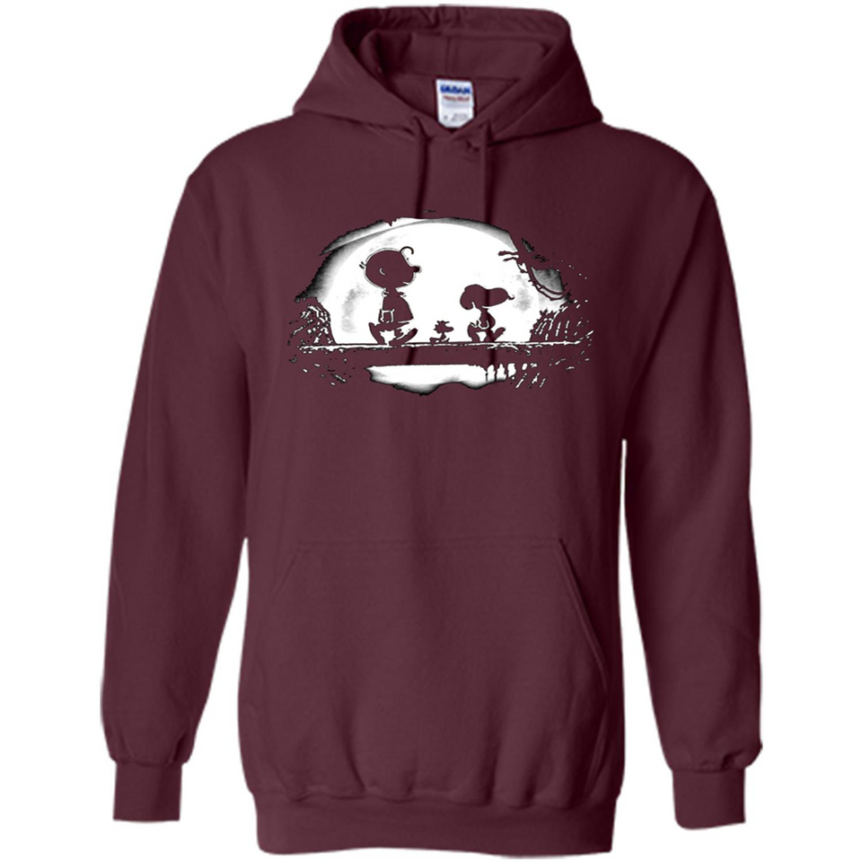 Snoopy The Peanuts Walking To The Moon