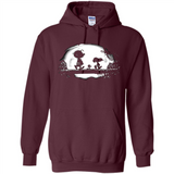 Snoopy The Peanuts Walking To The Moon