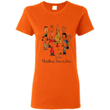 Snoopy Christmas Time Is Here Sporty T-Shirt - Ladies Short-Sleeve