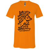 Soft kitty warm kitty little ball of fur - Canvas Unisex V-Neck