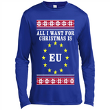 All I want for Christmas is EU ugly - Canvas Long Sleeve T-Shirt