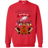 Philadelphia Eagles NFL Reindeer Funny Merry Christmas And Happy New Year