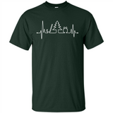 Heartbeat Christmas Tree T-shirt Funny Xmas Costume