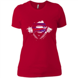 Buffalo Bills And Superman Fans - Ladies' Boyfriend T-Shirt