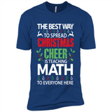 Math Teacher Christmas Shirt Christmas Cheer - Premium Short Sleeve T-Shirt