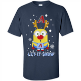 Minion Arizona Diamondbacks Ugly Christmas Sweater Let it Snow - Shirt