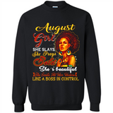 August Girl She Slays She Prays Beautiful Birthday PINGPONG