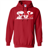 Snoopy loves NBA Chicago Bulls - Hoodie