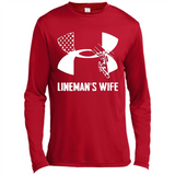 Lineman Wife Under Armour - Canvas Long Sleeve T-Shirt