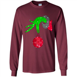 GRINCH HAND HOLDING HOUSTON ROCKETS GLITTER CHRISTMAS PINGPONG