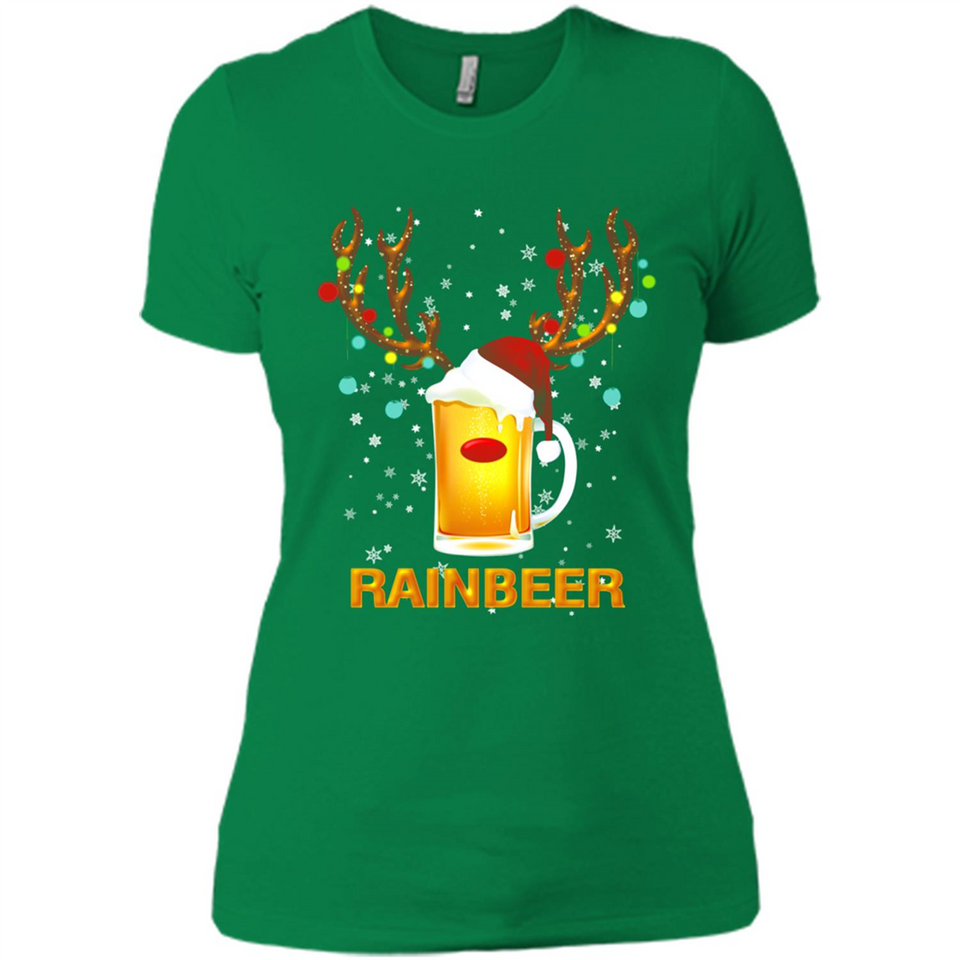 Rainbeer Funny Reindeer Beer Lover