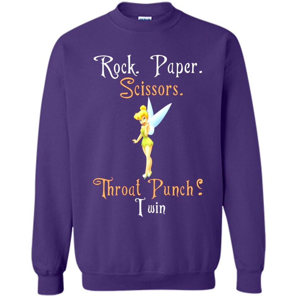Tinker Bell Rock Paper Scissors Throat Punch I win PINGPONG