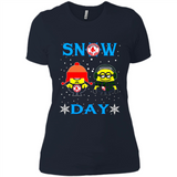 Snow Day Shirt For Boston Red Sox Vs Minion Fans pingpong