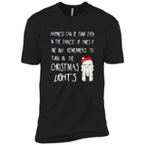 Christmas Ugly Sweater Christmas Lights - Premium Short Sleeve T-Shirt
