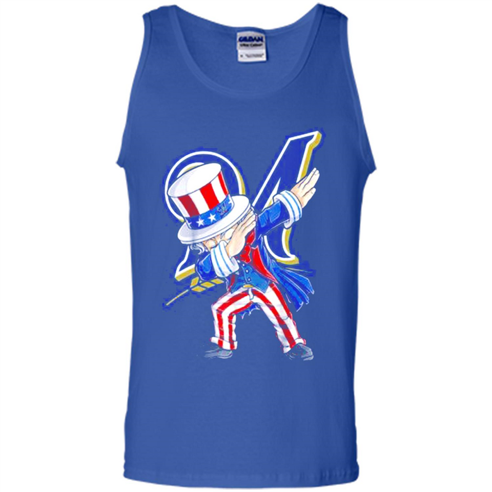 MLB MILWAUKEE BREWERS UNCLE SAM DABBING INDEPENDENCE DAY