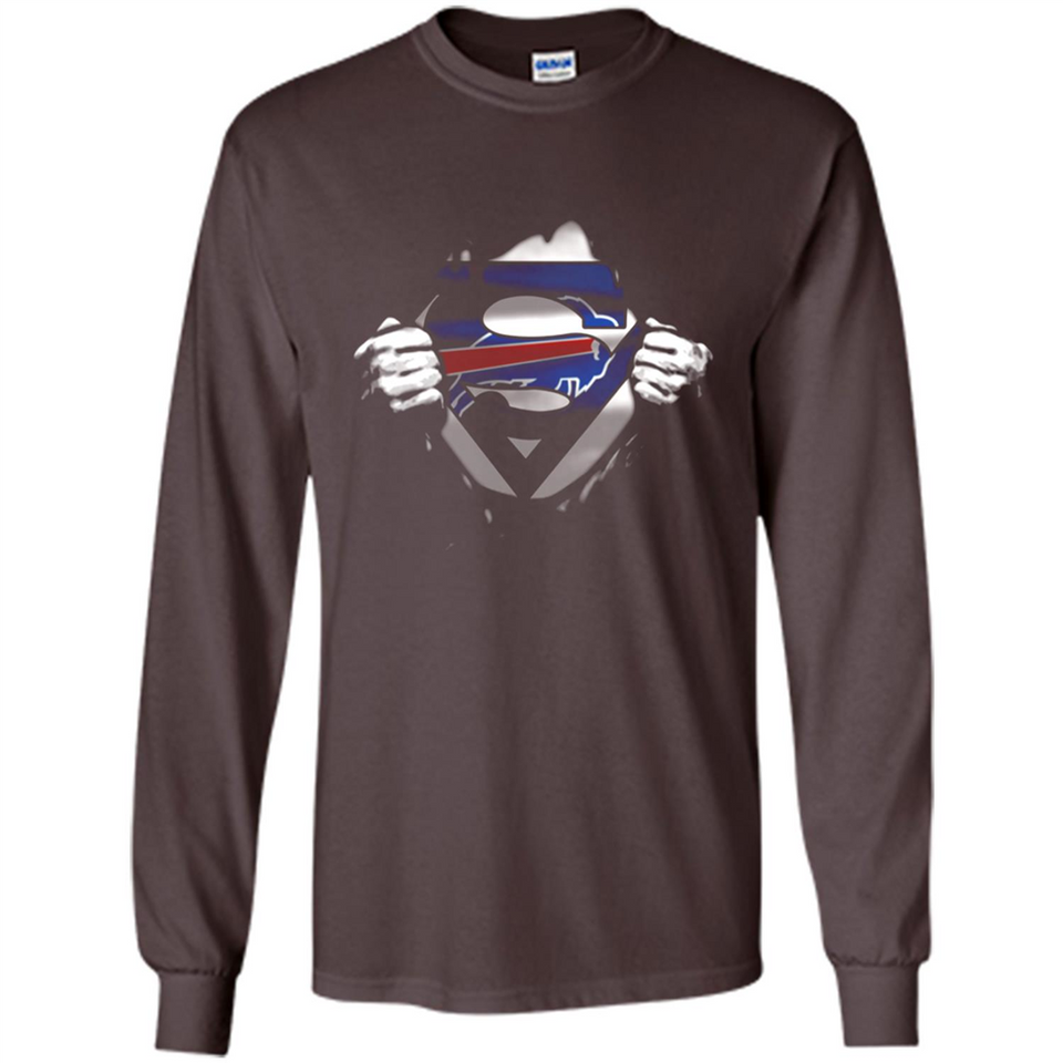 Buffalo Bills And Superman Fans - Long Sleeve T-Shirt