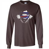 Buffalo Bills And Superman Fans - Long Sleeve T-Shirt