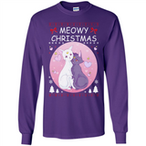 Sailor Moon Yin Yang Cat Love Ugly Christmas Sweater - Long Sleeve T-Shirt