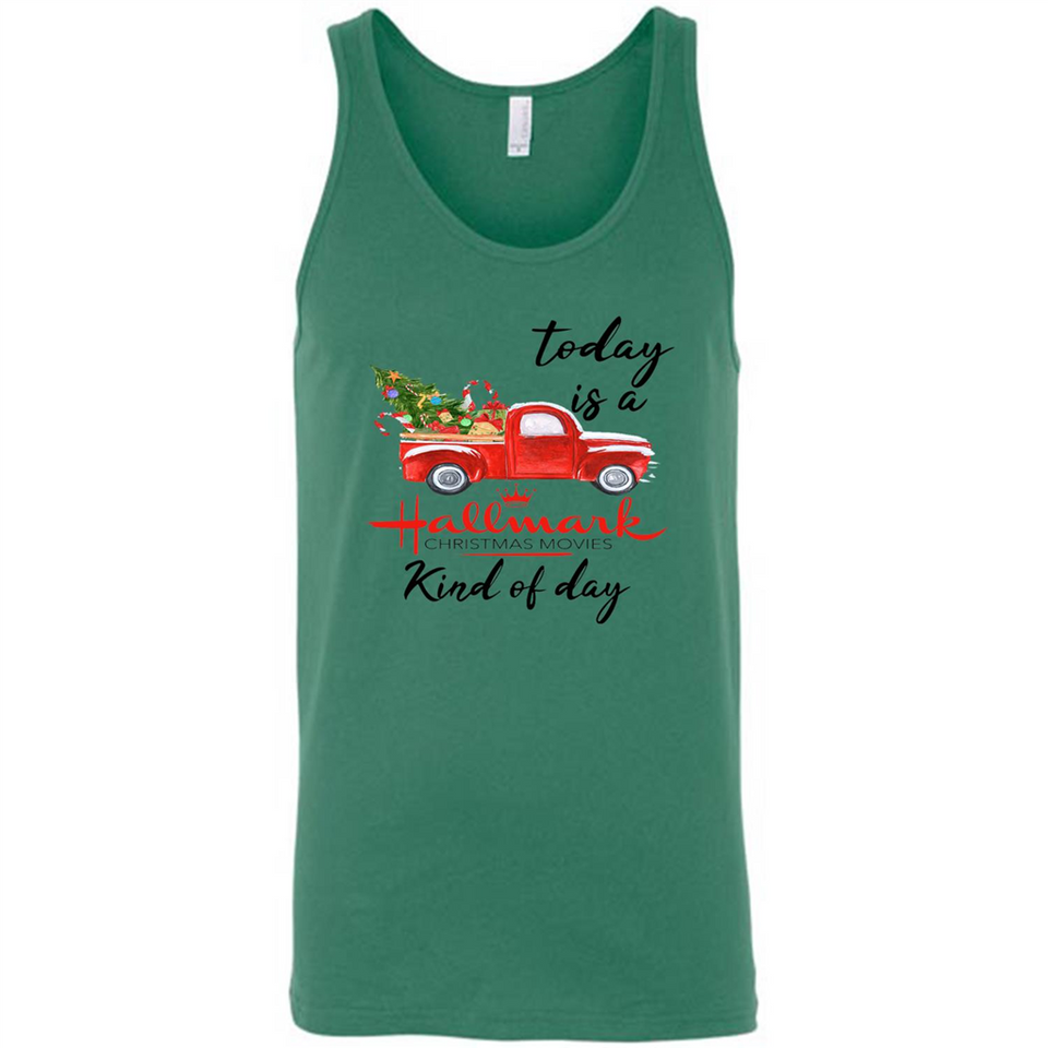 Today is A Hallmark Christmas Movies Kind of Day Sweatshirt - Canvas Unisex Tank