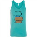 Snoopy Word - Canvas Unisex Tank