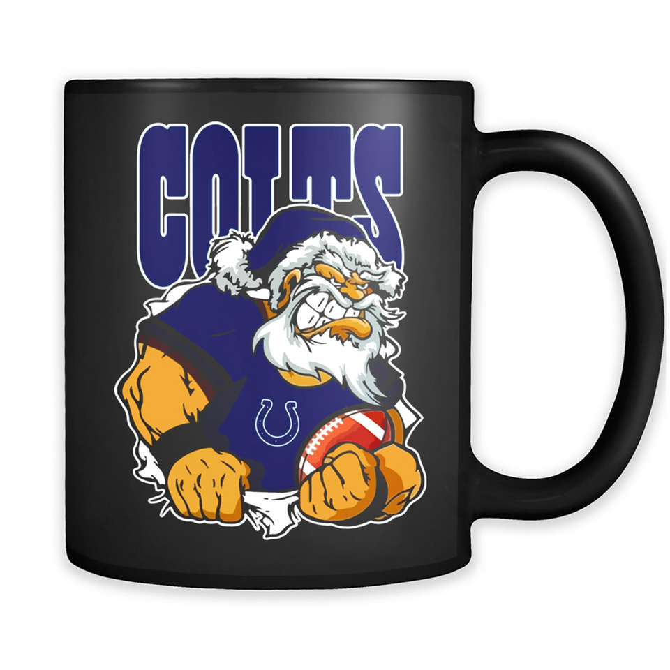 Grumpy Santa Claus Indianapolis Colts Football Team PINGPONG