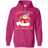 Snowman Wanna Kiss My Carrot Christmas - Hoodie