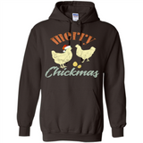 Christmas Chicken Vintage Shirt Funny Santa Hen Farmer Lover - Hoodie