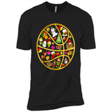 Basketball Christmas Ornament - Premium Short Sleeve T-Shirt